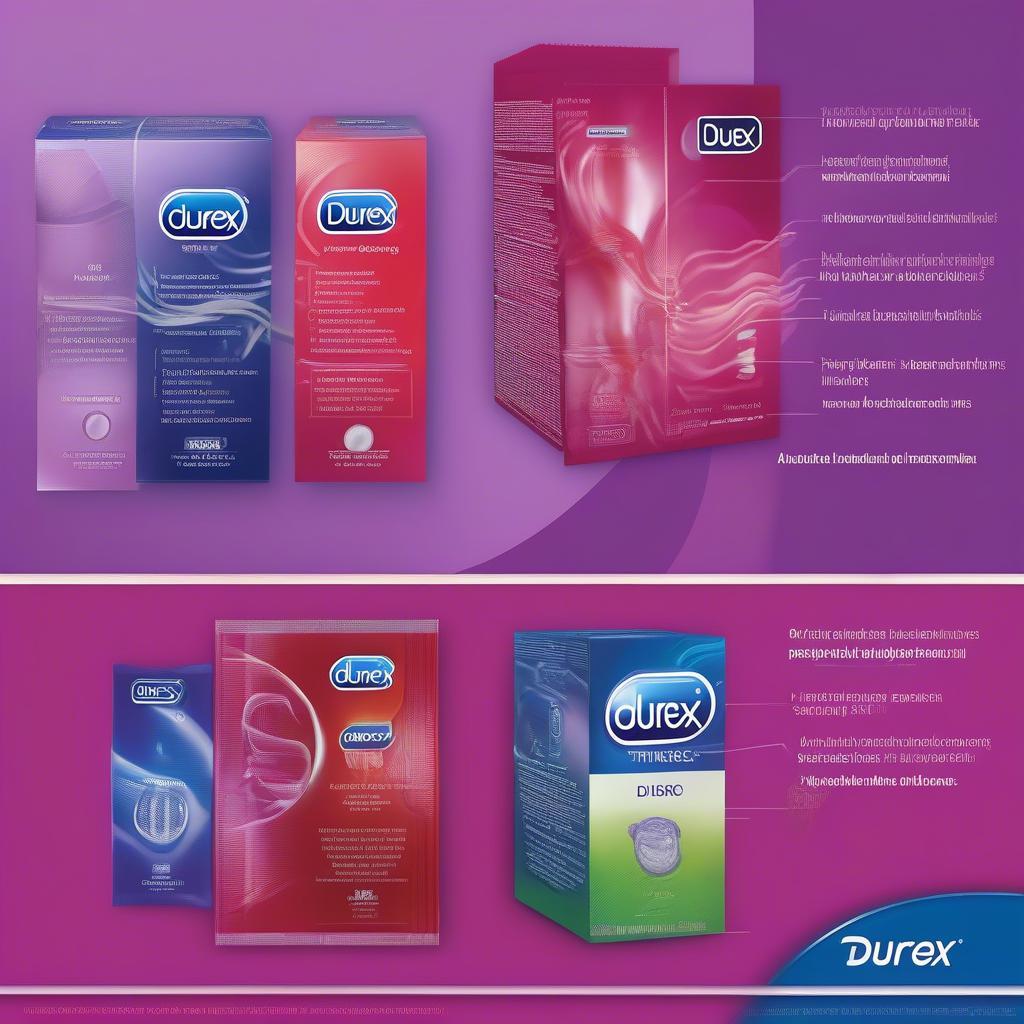 Các loại Durex đa dạng đáp ứng mọi nhu cầu