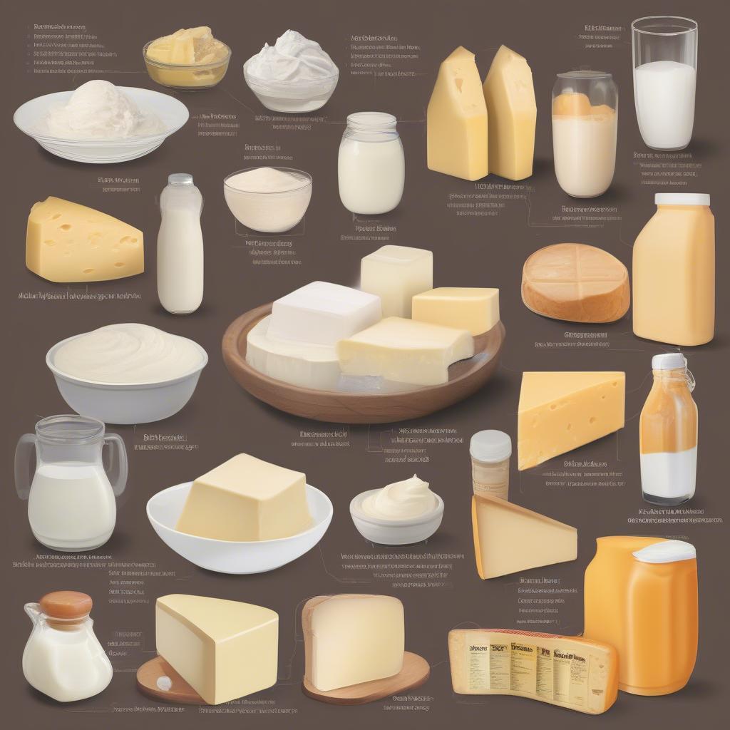 Various Dairy Products