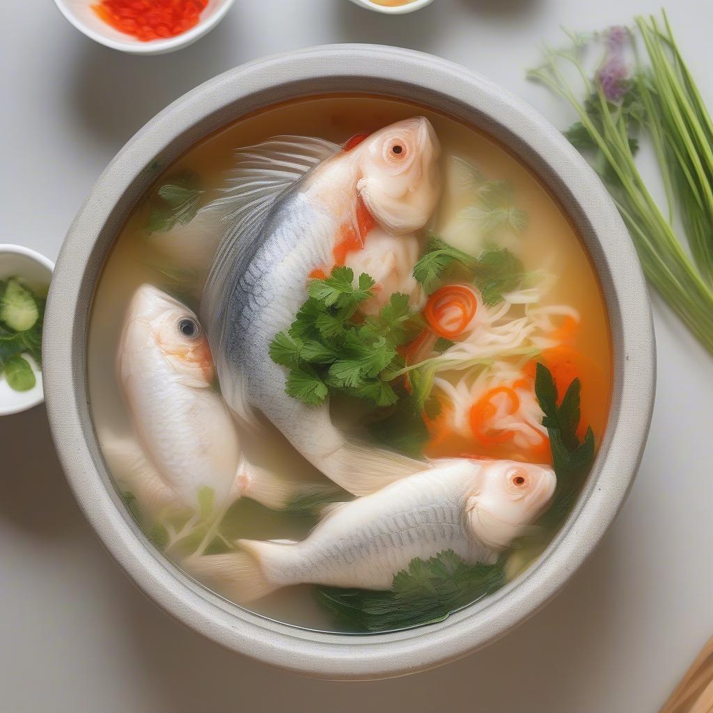 Canh Cá Trắm Cỏ bổ dưỡng