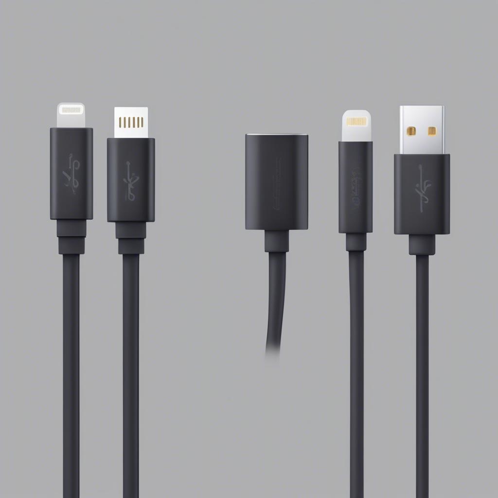 So sánh cáp sạc USB-C và Lightning