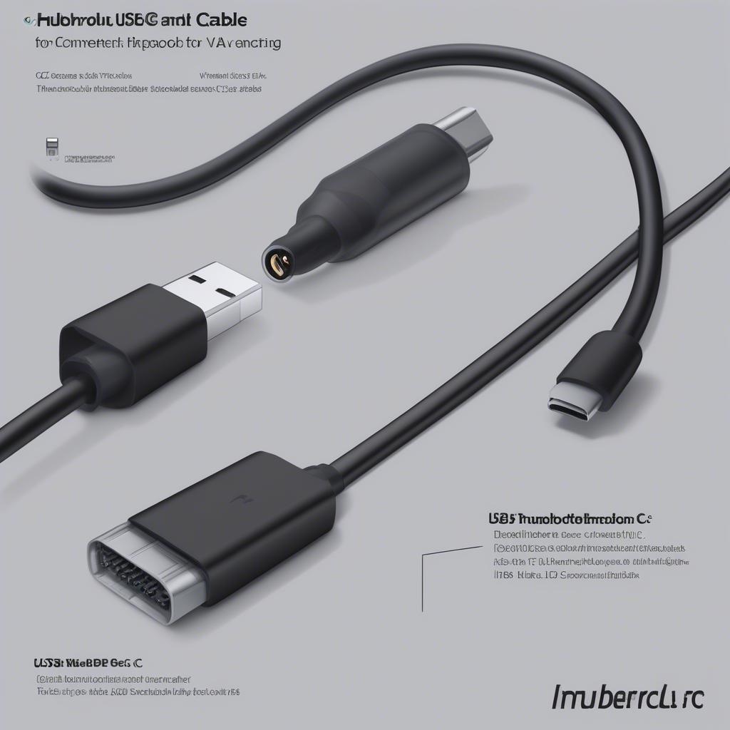 Cáp Thunderbolt và USB-C cho Macbook Pro