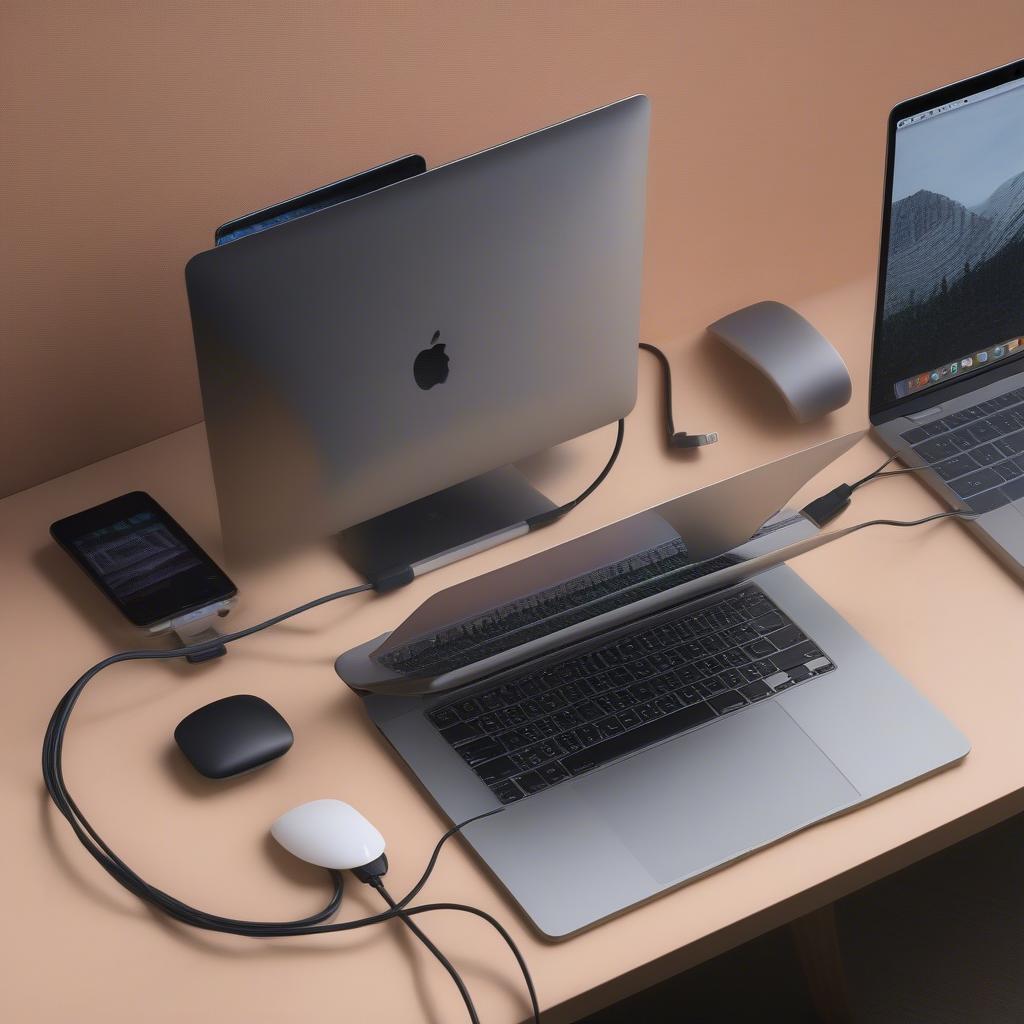 Cáp USB-C Macbook Pro Kết Nối Ngoại Vi