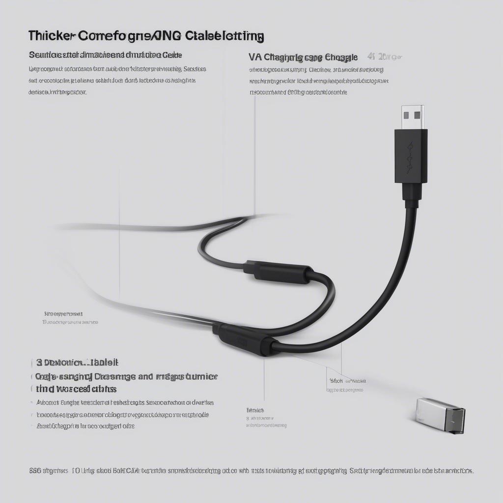 Cáp USB sạc nhanh