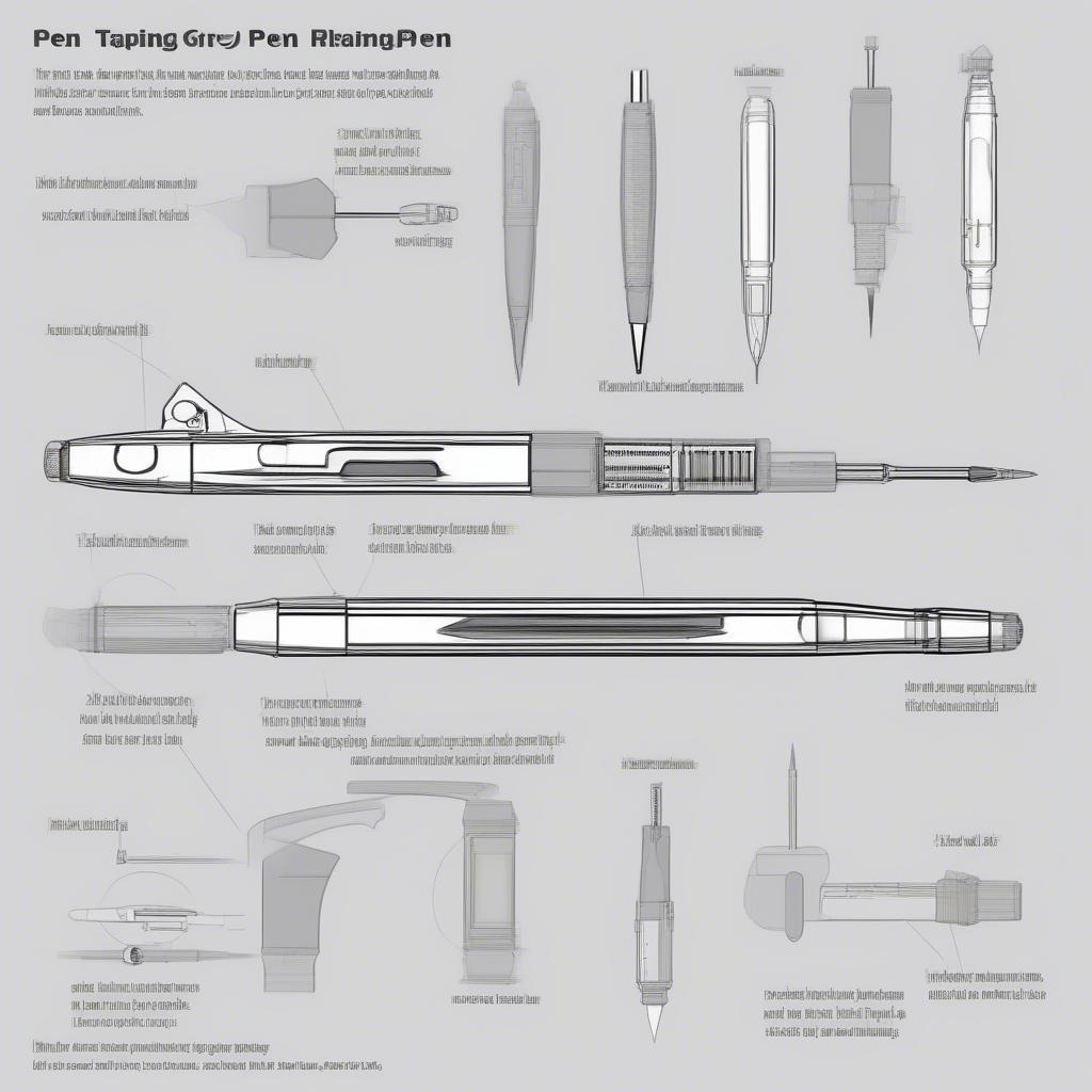 Cấu tạo bút gõ pen tapping