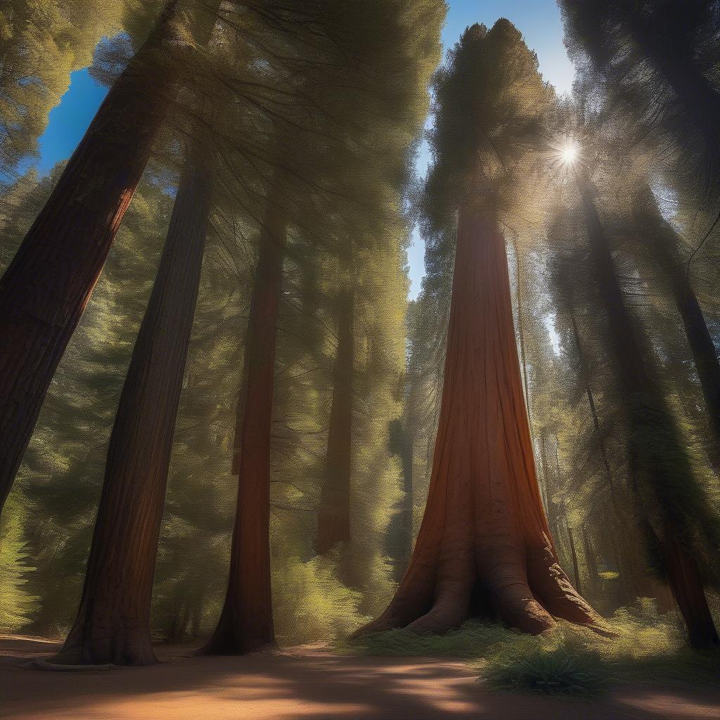 Cây Sequoia khổng lồ ở California