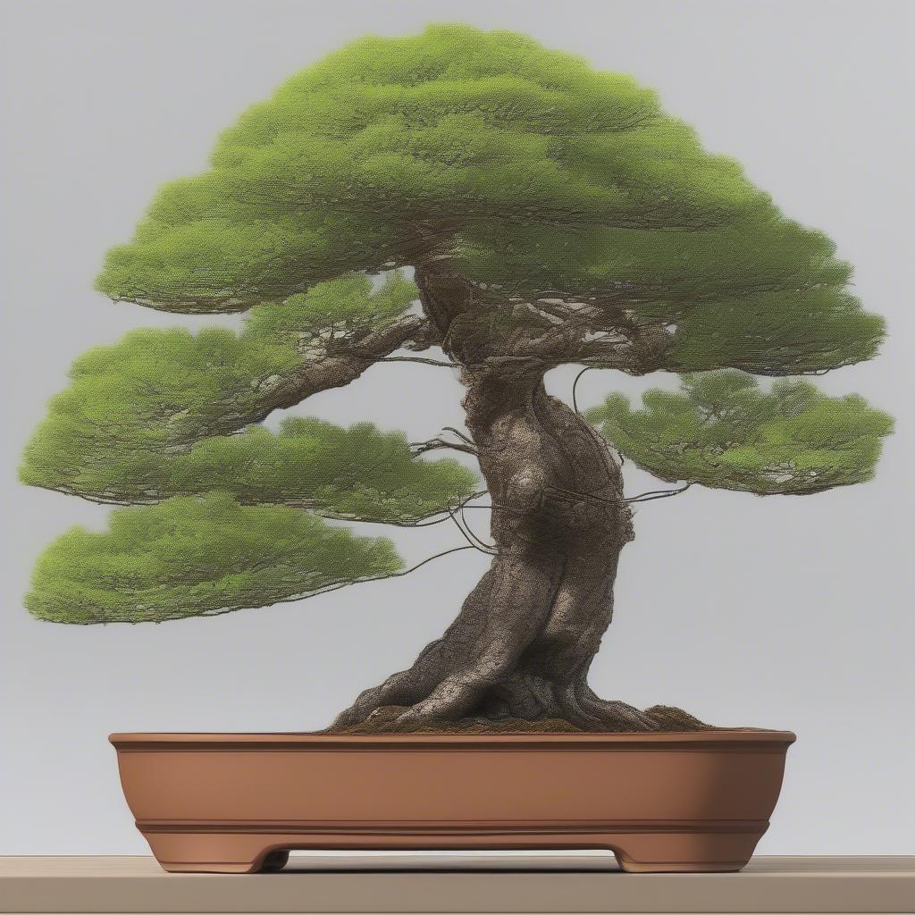 Chăm sóc cây bonsai sau khi uốn dây