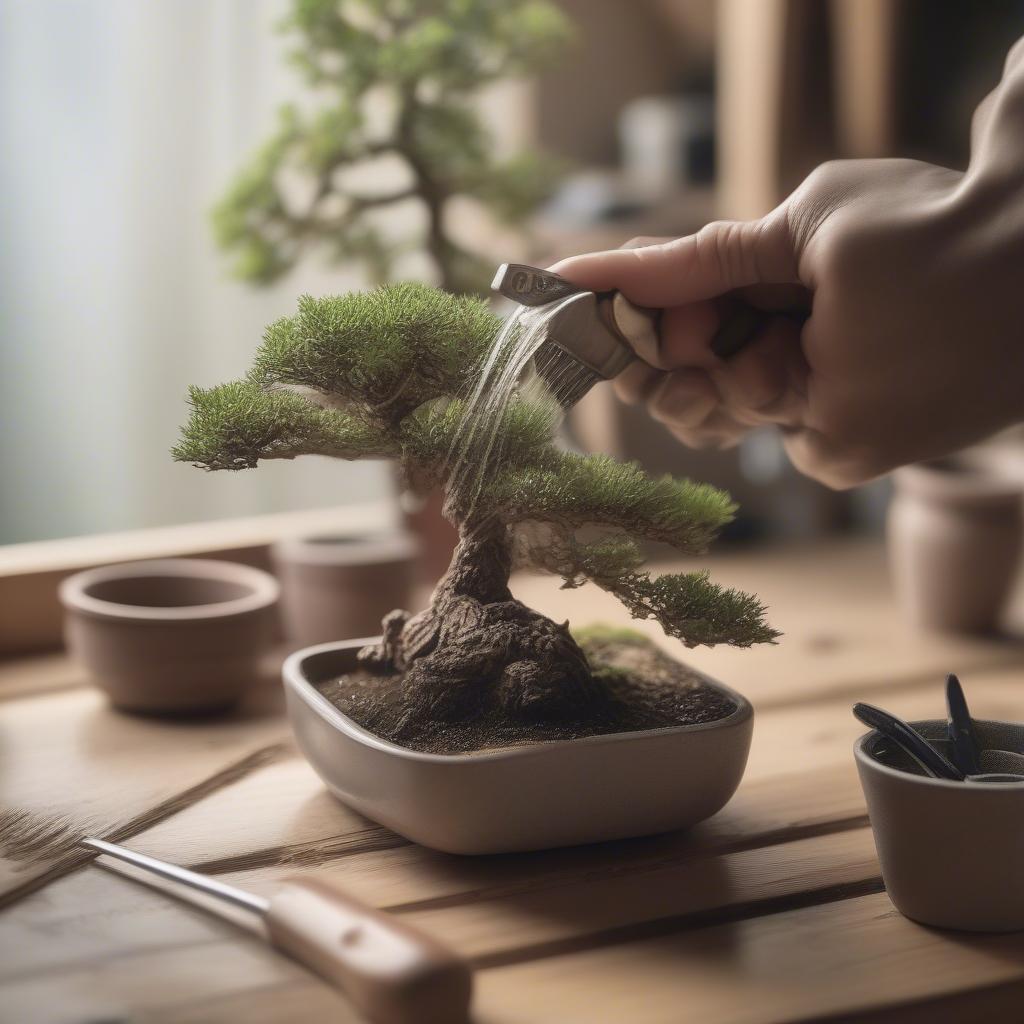 Chăm Sóc Bonsai Trong Chậu