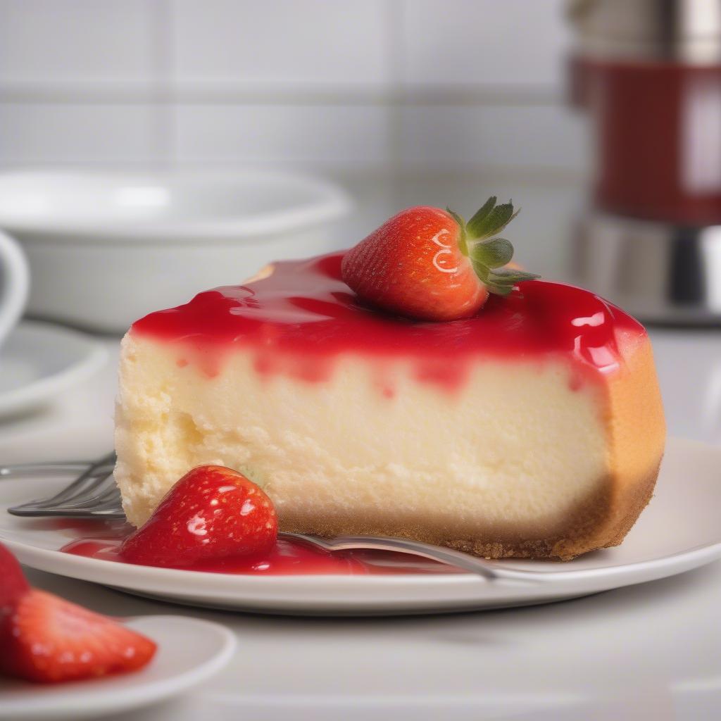 Cheesecake nồi cơm điện béo ngậy tan chảy