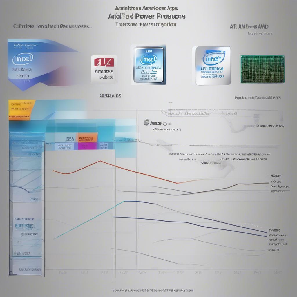 So sánh chip xử lý của Intel, AMD và Apple về kiến trúc, hiệu năng và mức tiêu thụ điện.