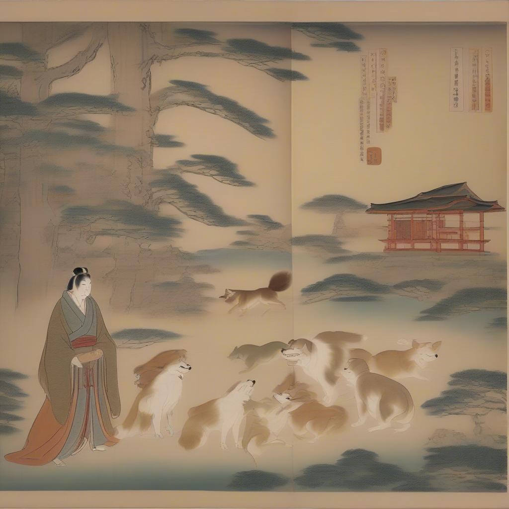 Ancient Japanese Dogs