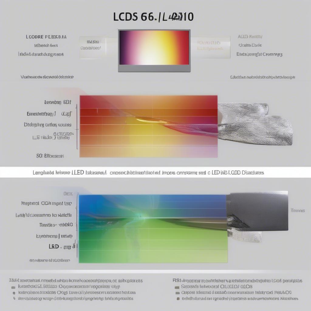 So sánh các chuẩn màn hình LCD, LED và OLED