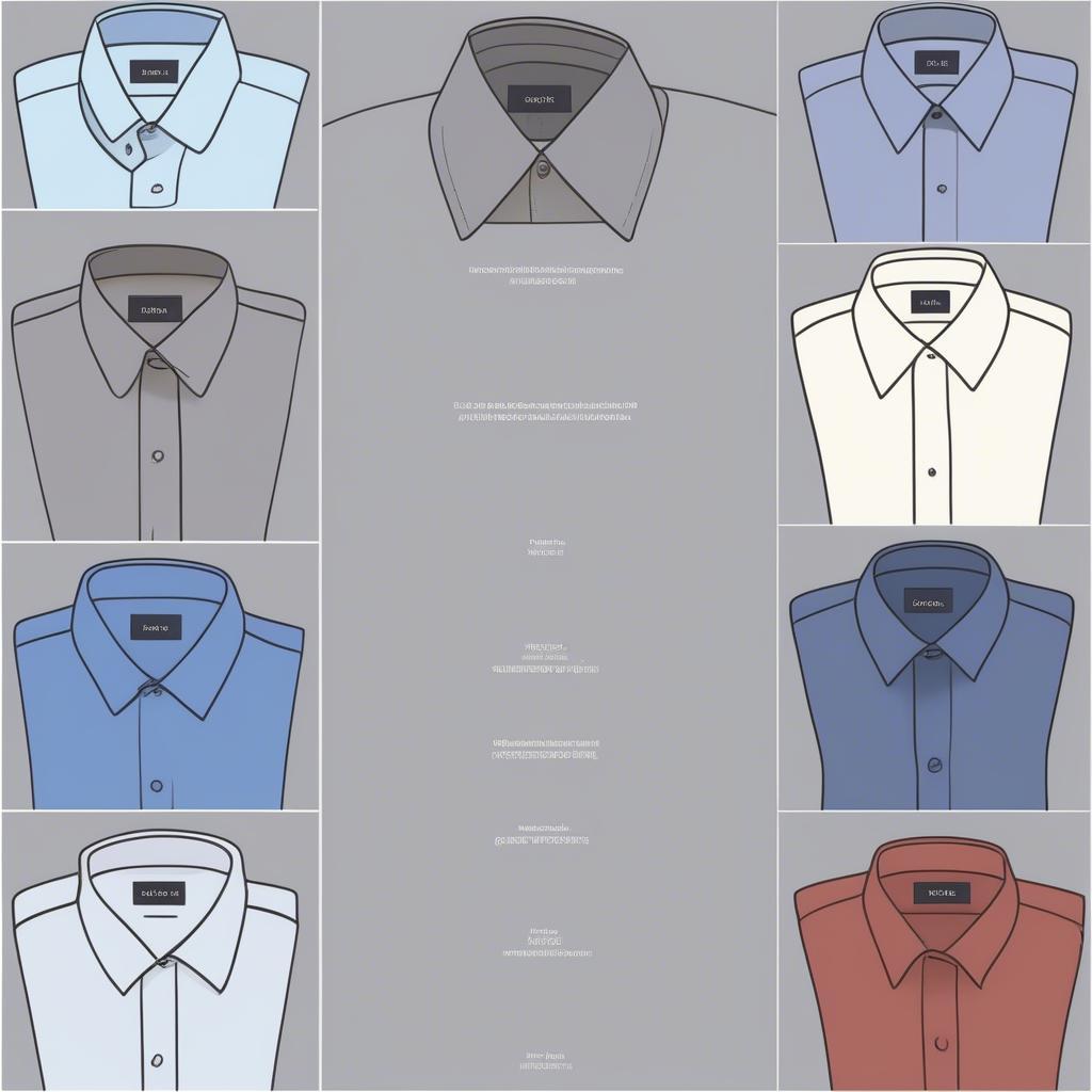 Shirt collars shaping style