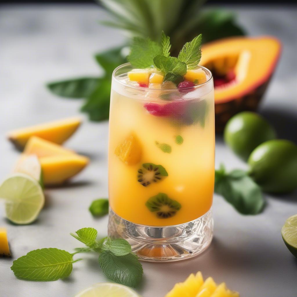 Cocktail độc đáo với trái cây nhiệt đới