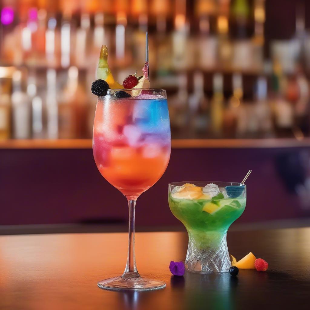 Cocktail ngọt ngào đầy màu sắc