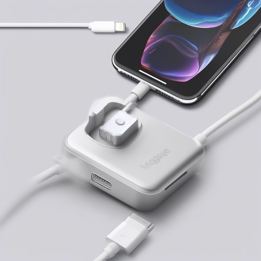 Cổng sạc Lightning và MagSafe trên iPhone