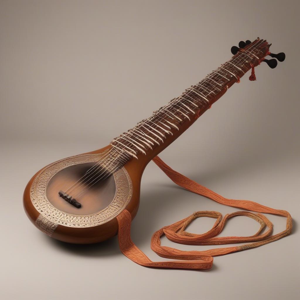 Đàn Sitar của Ấn Độ - một nhạc cụ truyền thống với âm thanh huyền bí.