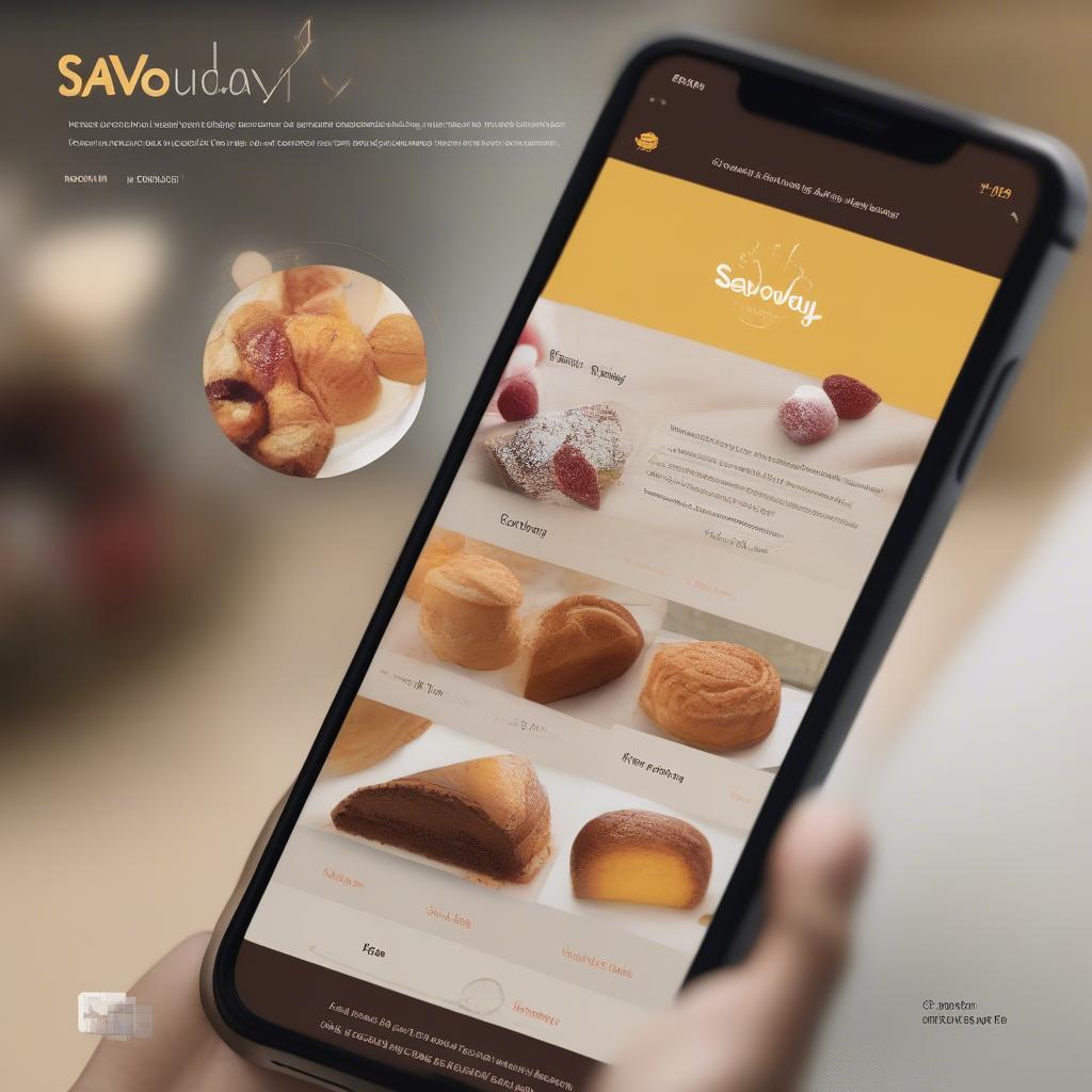 Đặt bánh Savouryday online