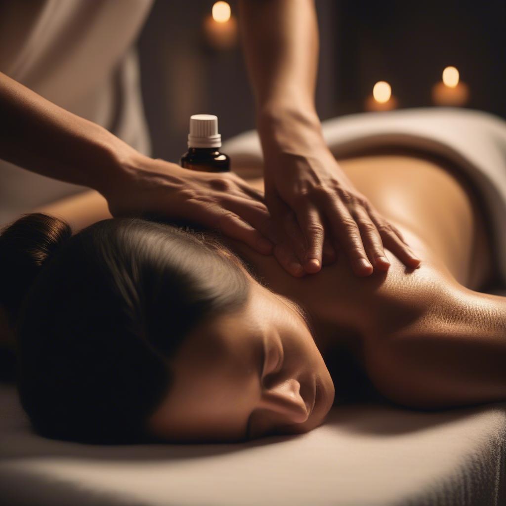 Dầu nóng massage trị liệu