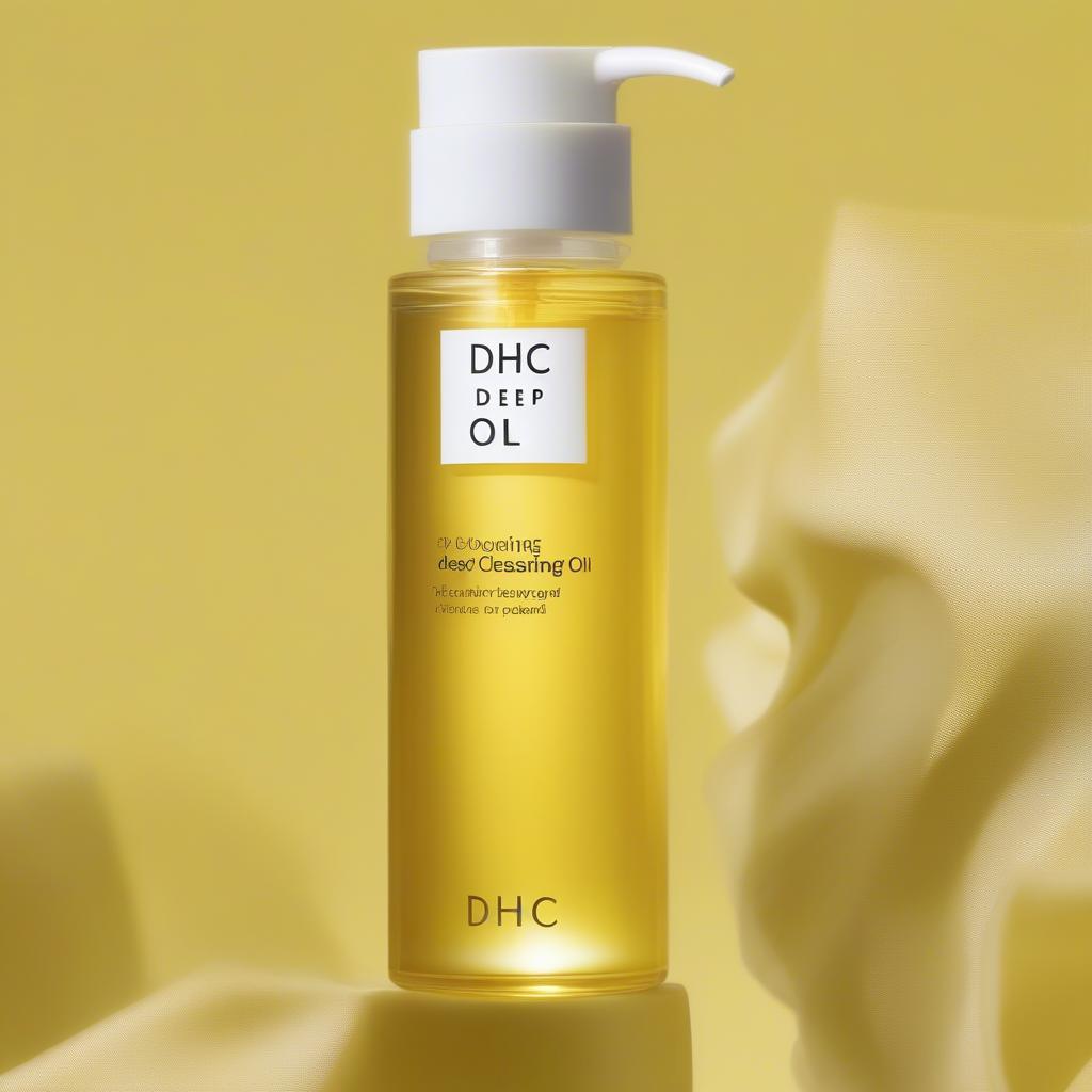 Dầu tẩy trang DHC Deep Cleansing Oil làm sạch sâu, loại bỏ bụi bẩn và lớp trang điểm