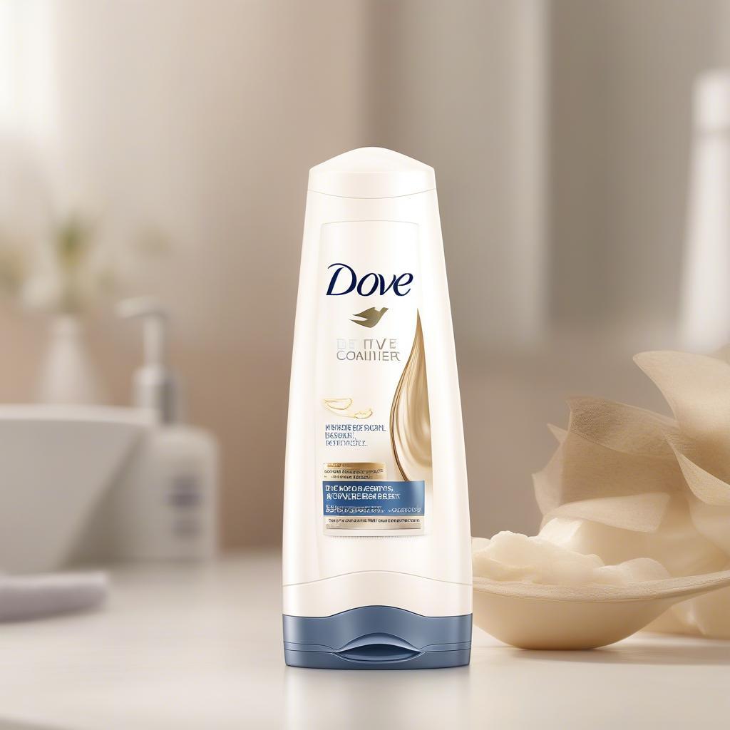 Dầu xả Dove Intensive Repair phục hồi tóc hư tổn