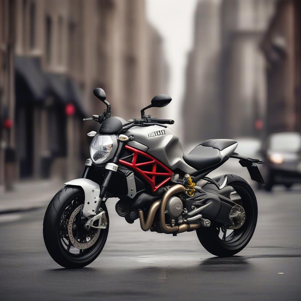 Ducati Monster trên đường phố