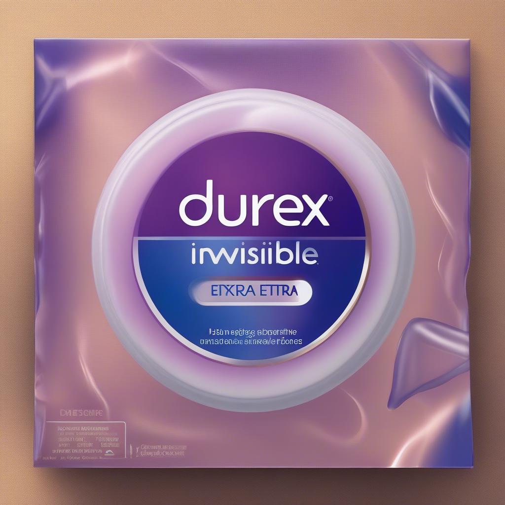 Bao cao su Durex Invisible Extra Sensitive tăng cường khoái cảm