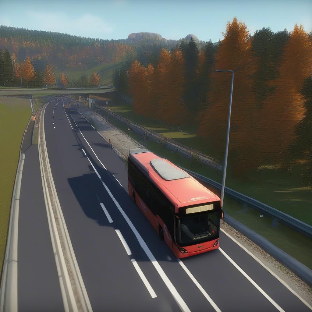 Fernbus Simulator Đường Cao Tốc Đức