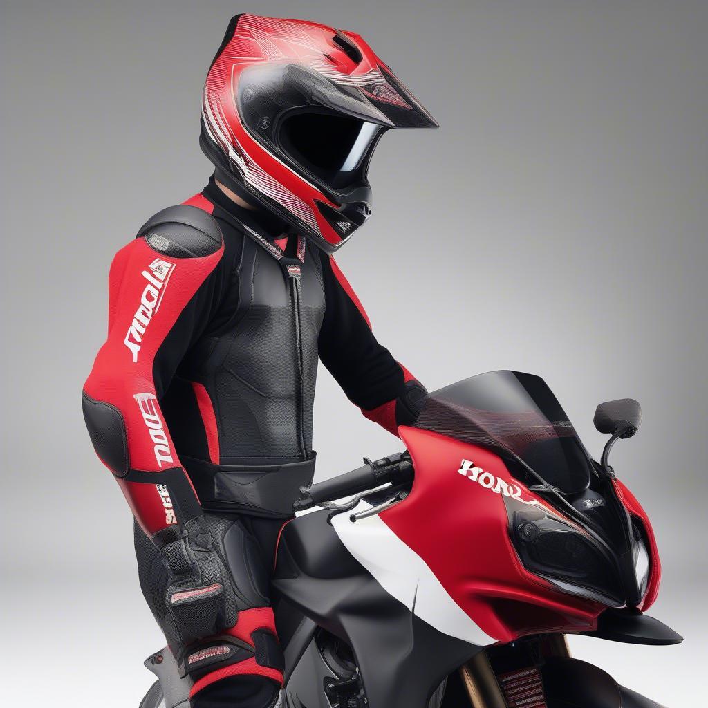 Giáp Honda Racing Bảo Vệ Toàn Thân