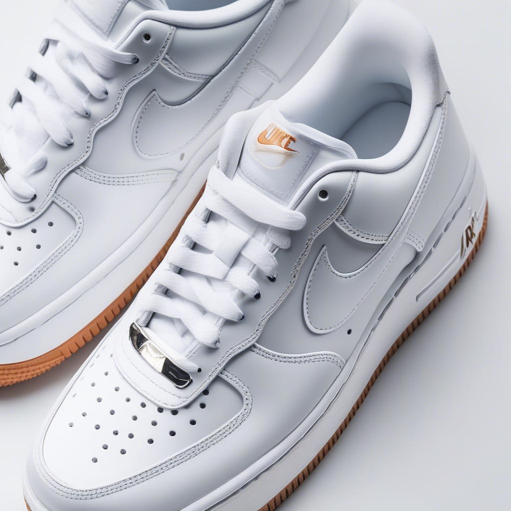 Giày Nike Air Force 1 Trắng Cổ Thấp