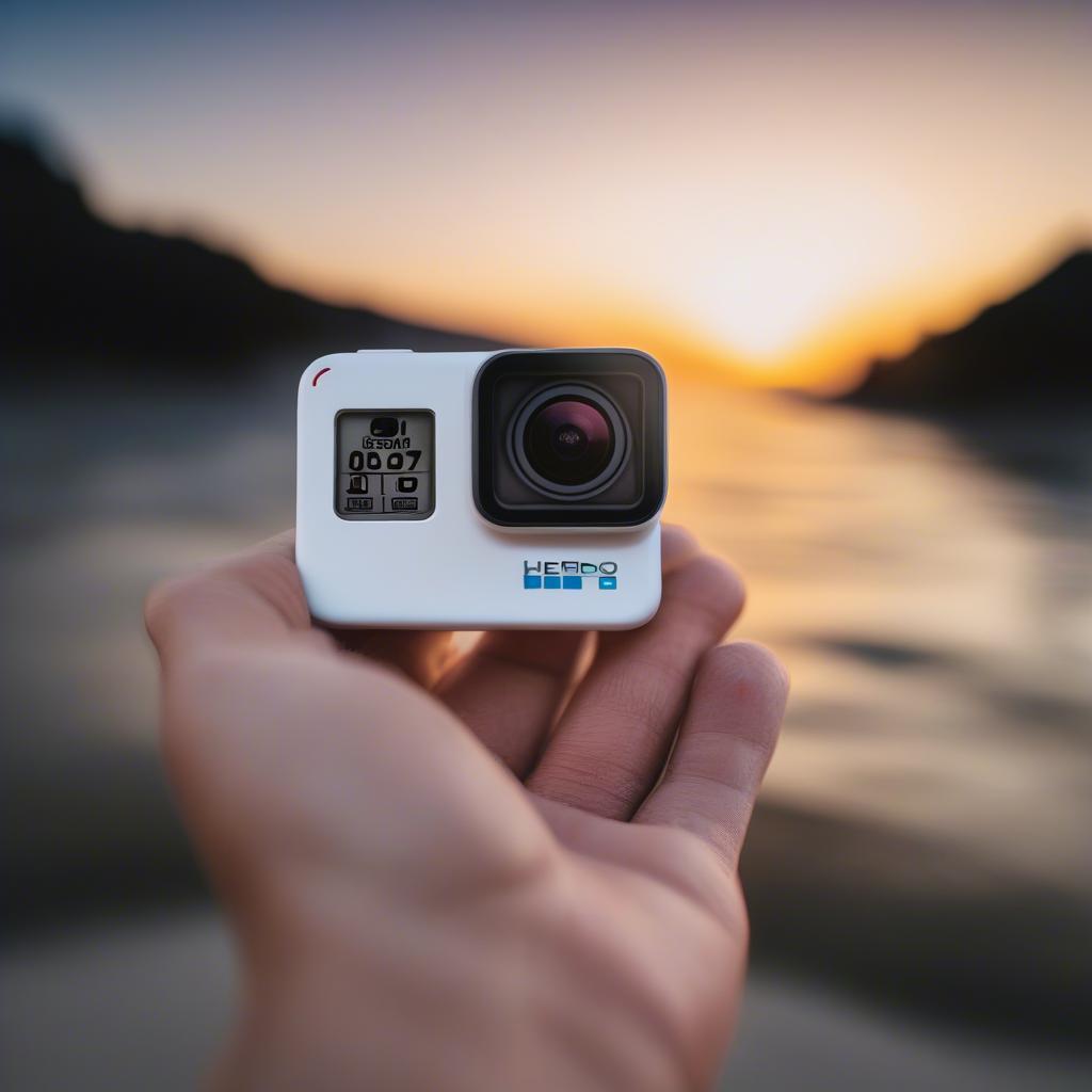 GoPro Hero 7 White cầm trên tay