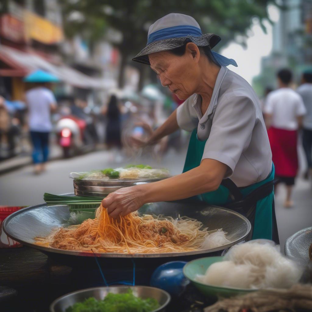 Hủ Tiếu Gõ - món ăn đường phố bình dân