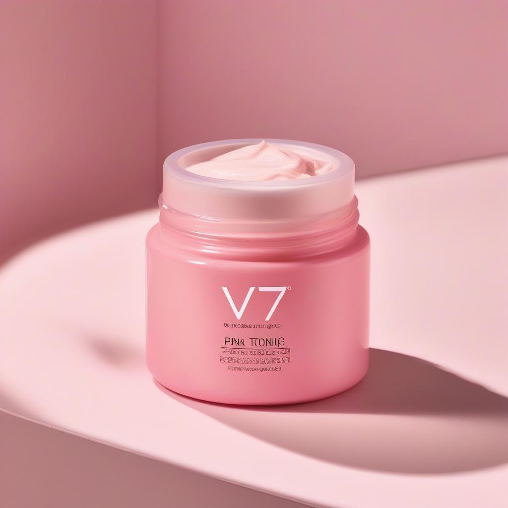 Kem V7 Pink Toning Up Cream: Nâng Tông Da Tự Nhiên, Dưỡng Ẩm Hiệu Quả