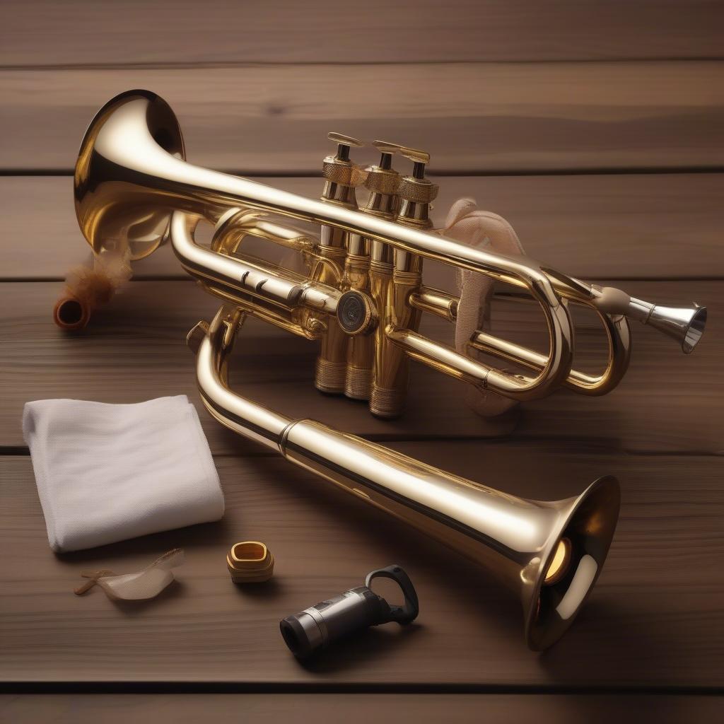 Kèn trumpet hiện đại và phụ kiện