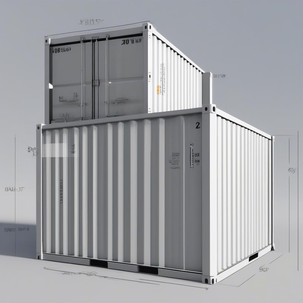 Kích thước container High Cube chính xác