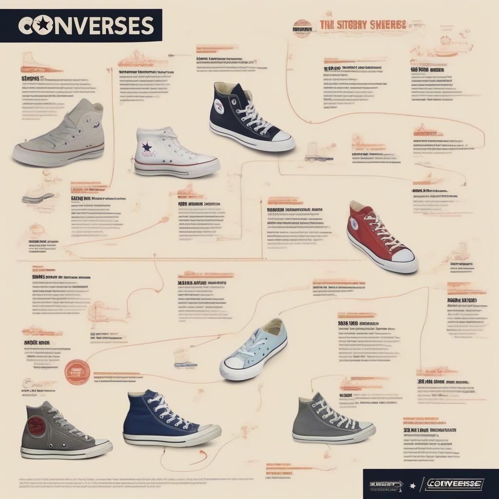 Lịch sử phát triển giày Converse