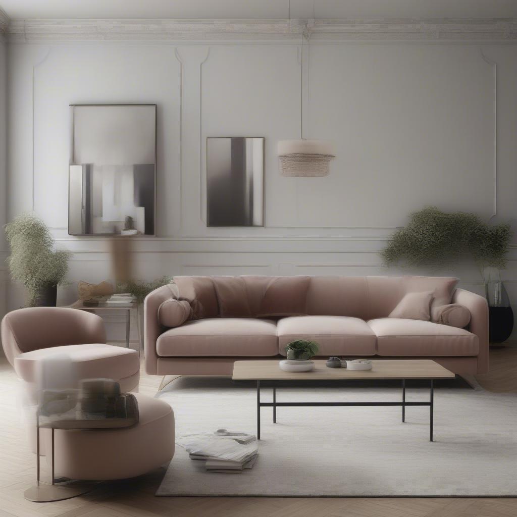 Lựa chọn sofa phù hợp với không gian