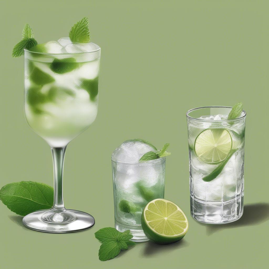 Mojito, Margarita và Gin and Tonic