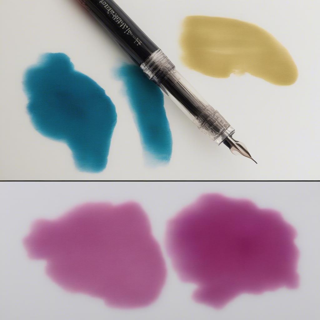 So sánh mực pigment và dye