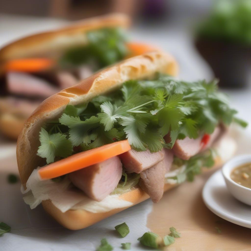 Nhân bánh mì chả lụa thơm ngon, đơn giản