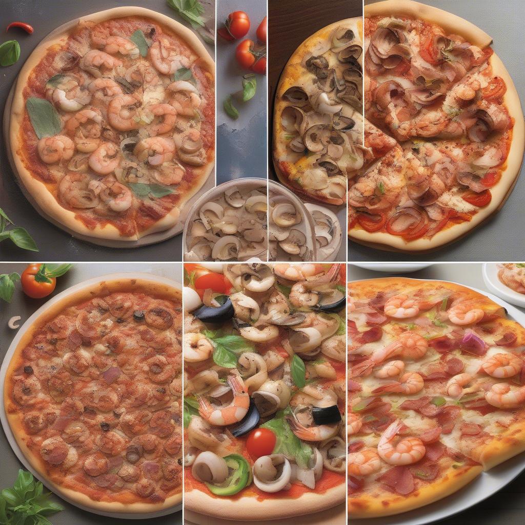 Các loại nhân pizza sáng tạo