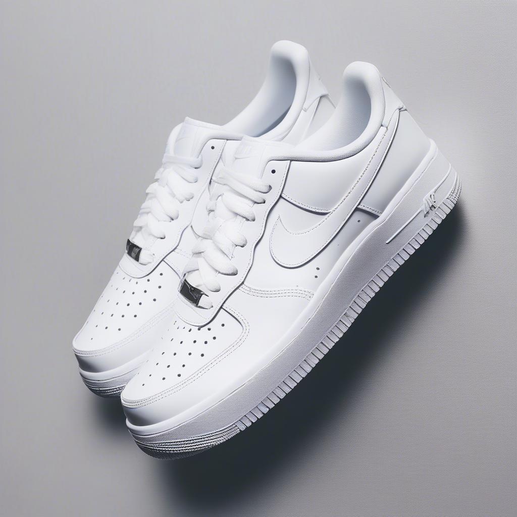 Giày Nike Air Force 1 cổ điển màu trắng