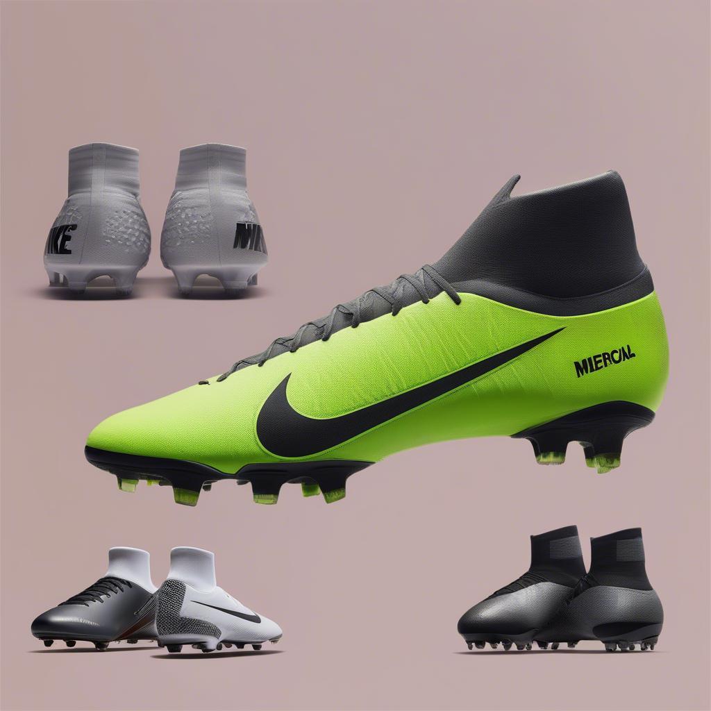 Giày Nike Mercurial Pro và Academy