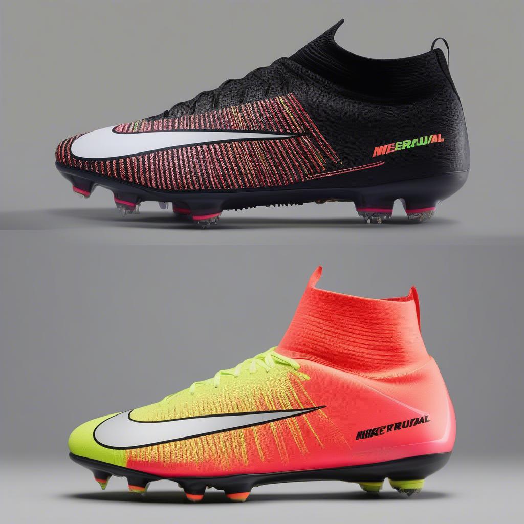 Giày Nike Mercurial Vapor và Superfly