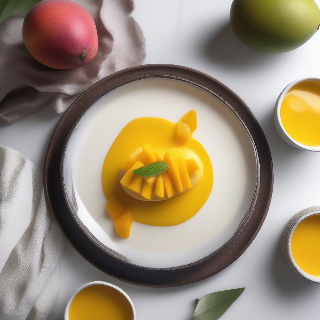 Panna Cotta Xoài Nhiệt Đới