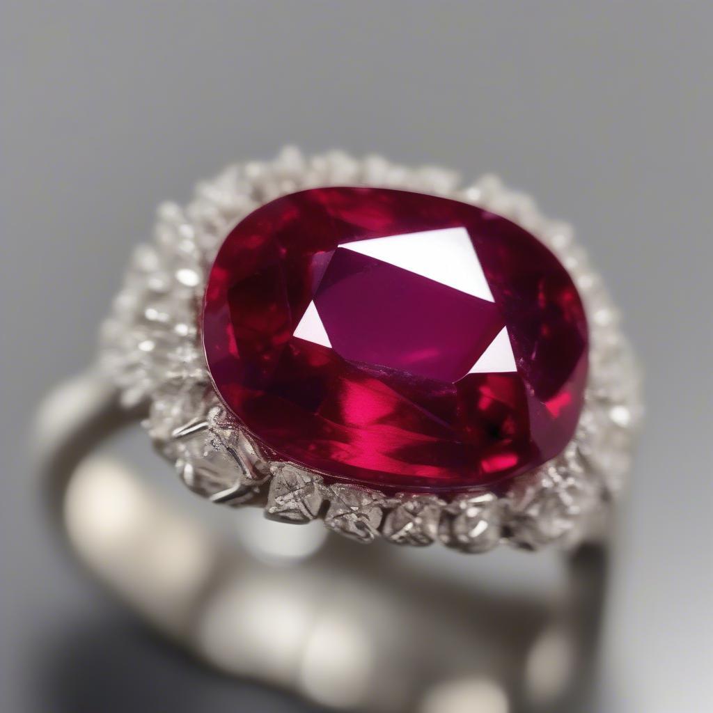 Ruby đầy sắc đỏ