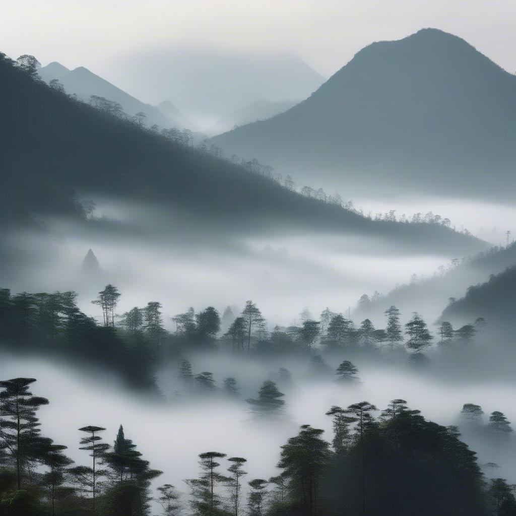 Rừng Lá Kim Núi Cao