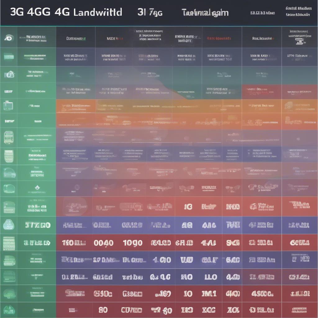 So sánh băng thông 3G và 4G