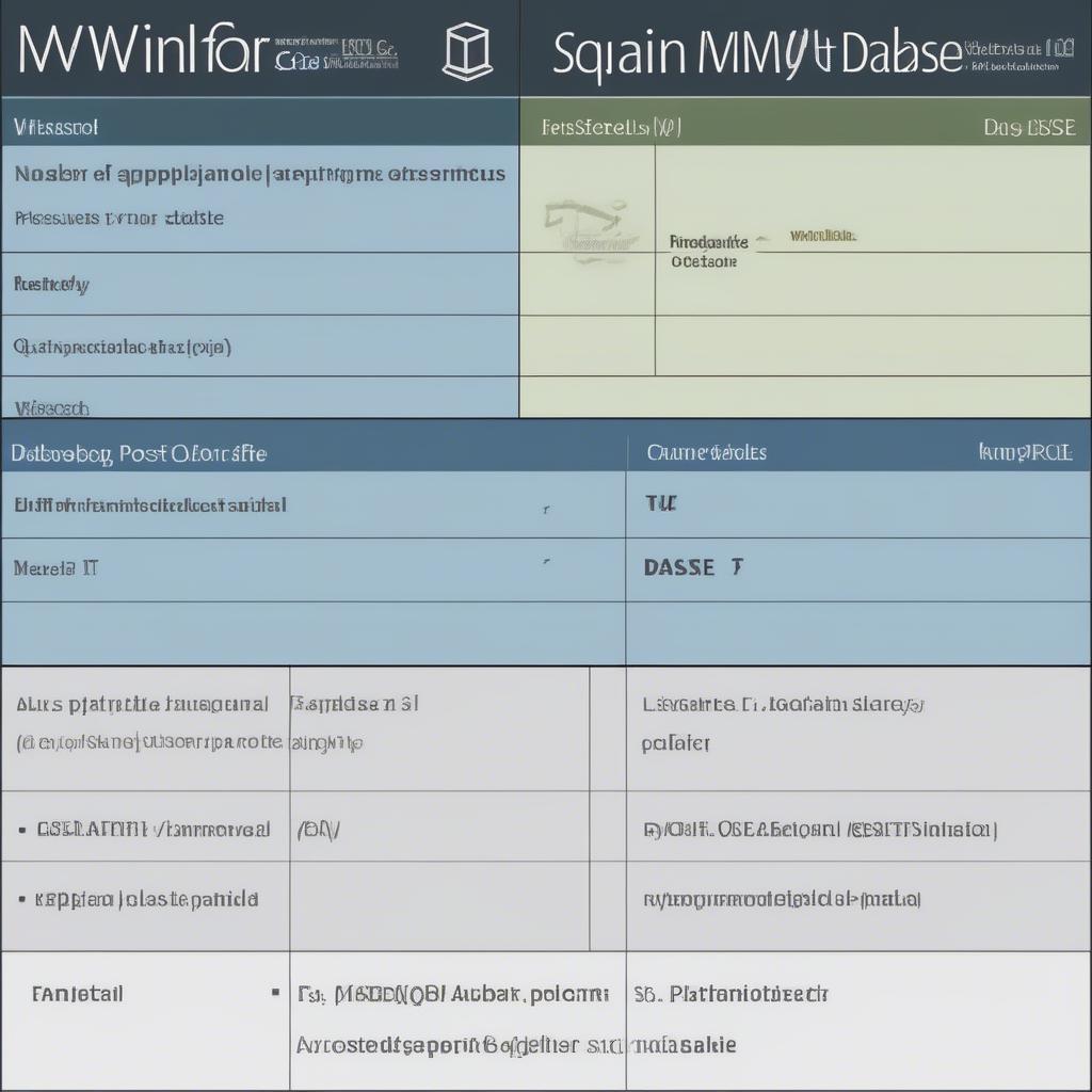 So sánh các loại database