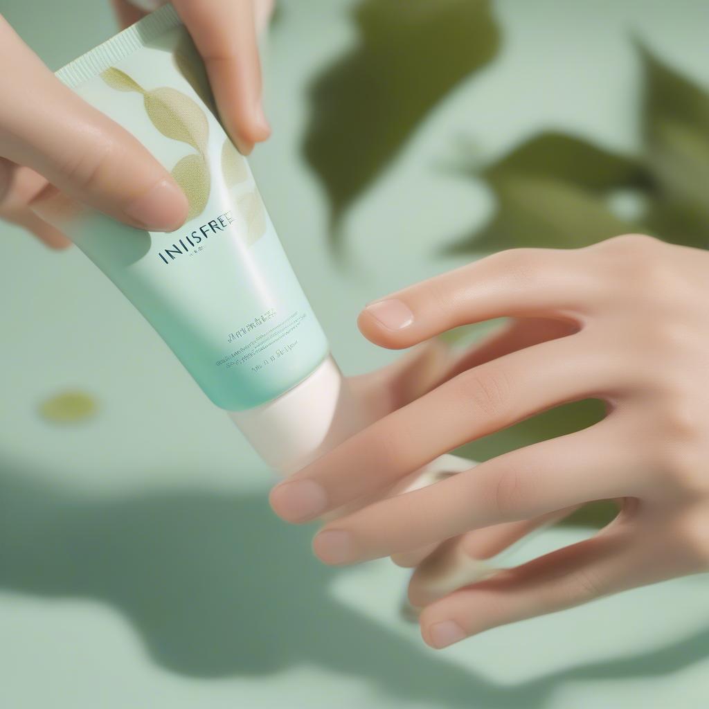 Sữa rửa mặt Innisfree cho da nhạy cảm