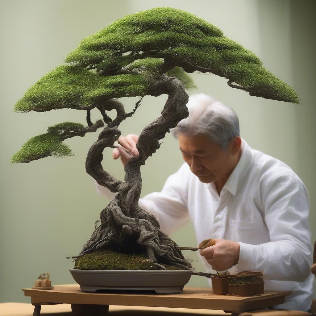 Tạo dáng bonsai nghệ thuật